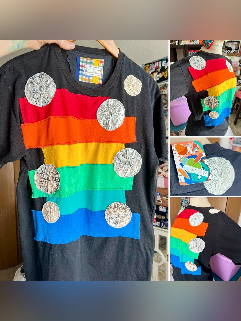 Rainbow Stripes Tee Shirt - Yoyos